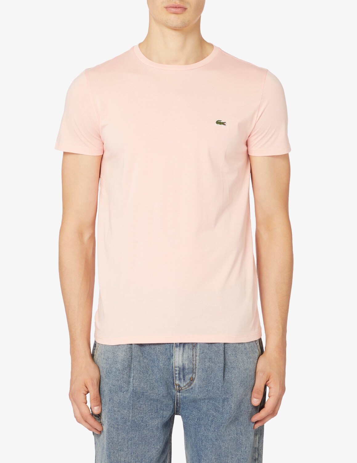 

Базовая футболка с круглым вырезом Lacoste, розовый