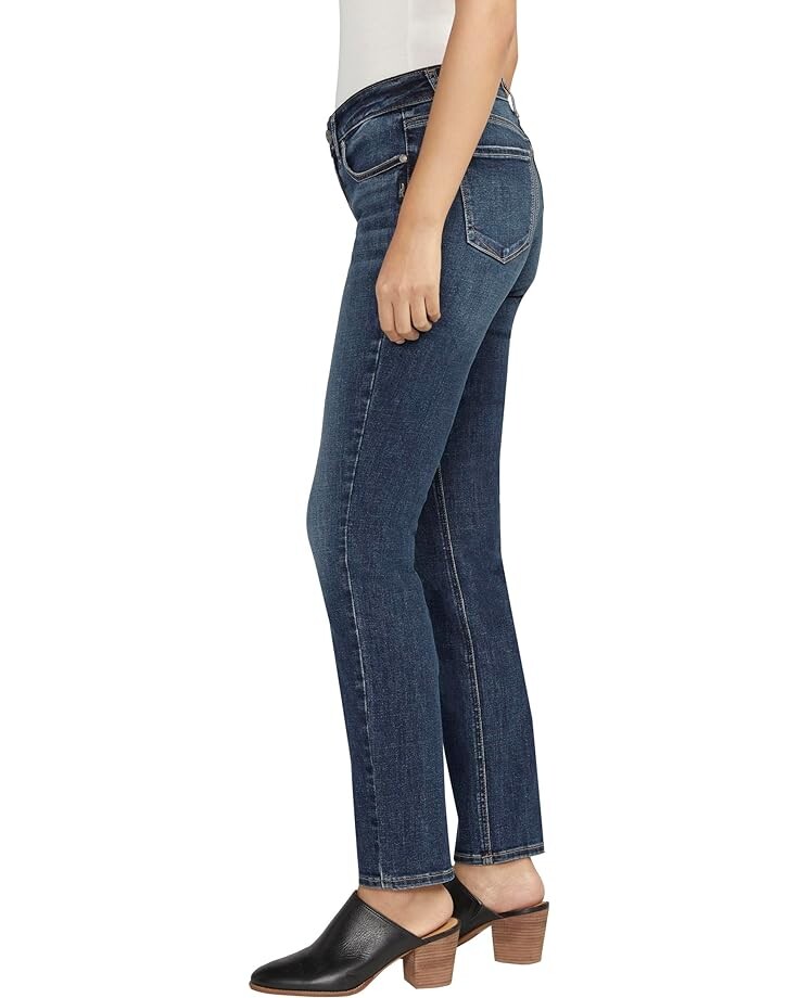 

Джинсы Silver Jeans Co. Elyse Mid-Rise Straight Leg Jeans L03403ECF335, индиго
