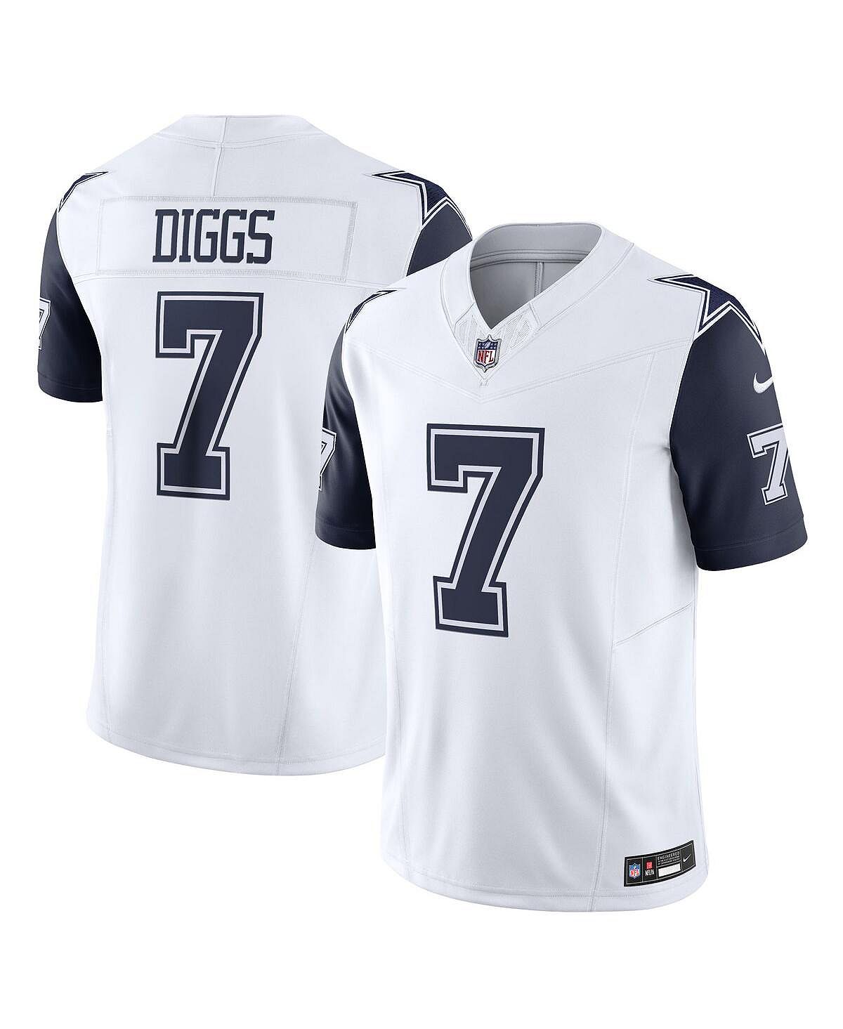 Мужские кроссовки Trevon Diggs White Dallas Cowboys Vapor F.U.S.E. Ограниченный Джерси Nike