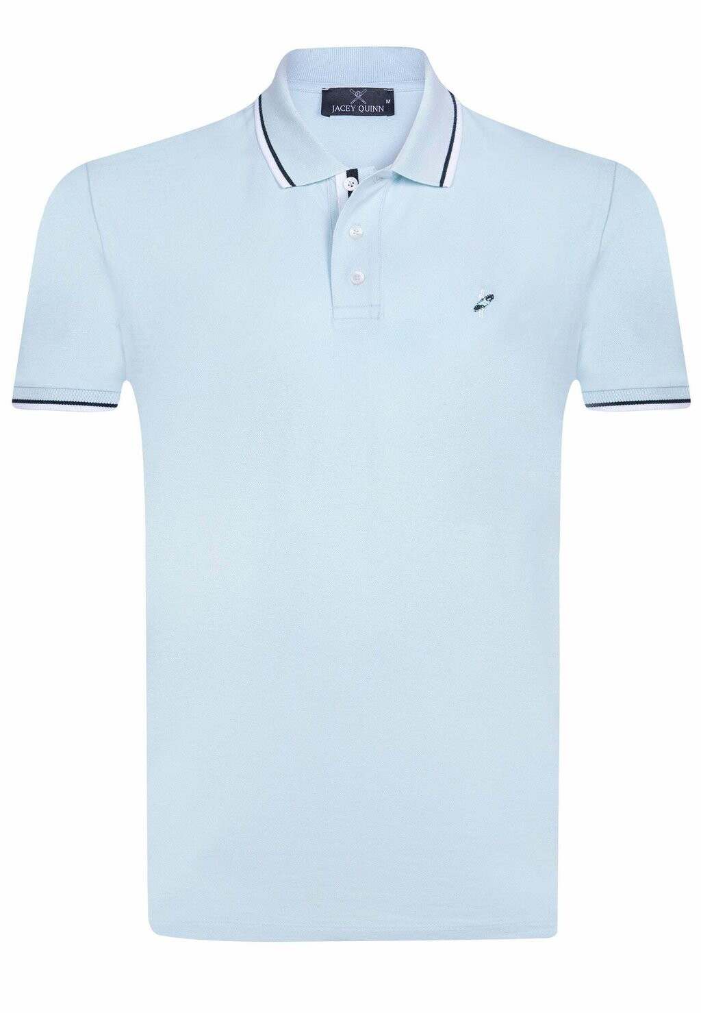 Рубашка-поло SHORT SLEEVE Jacey Quinn, цвет light blue рубашка поло short sleeve minoti цвет light blue