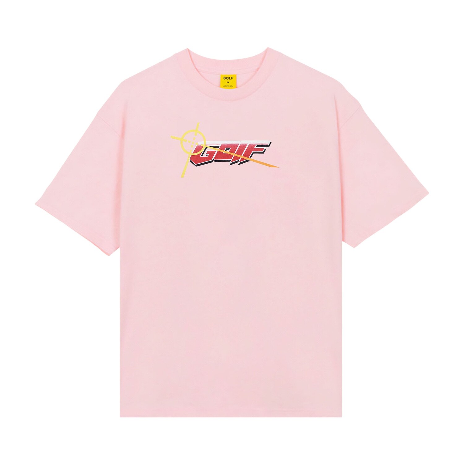 

Футболка с логотипом GOLF WANG Crisis, розовая, Розовый