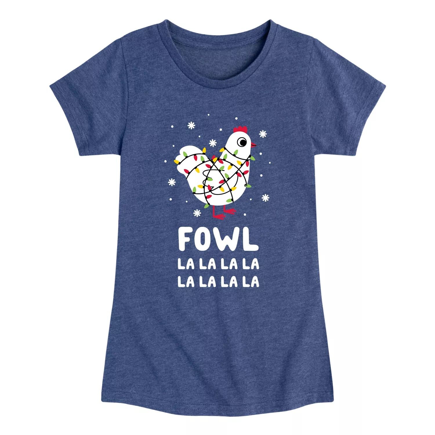 

Футболка с курицей «Fowl Lalala» для девочек 7–16 лет Licensed Character