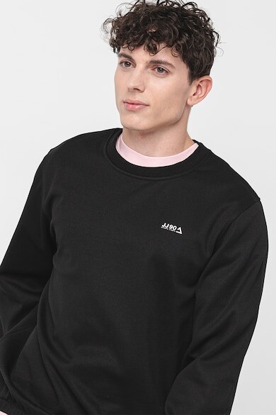 Свитшот с овальным вырезом Jack & Jones, черный