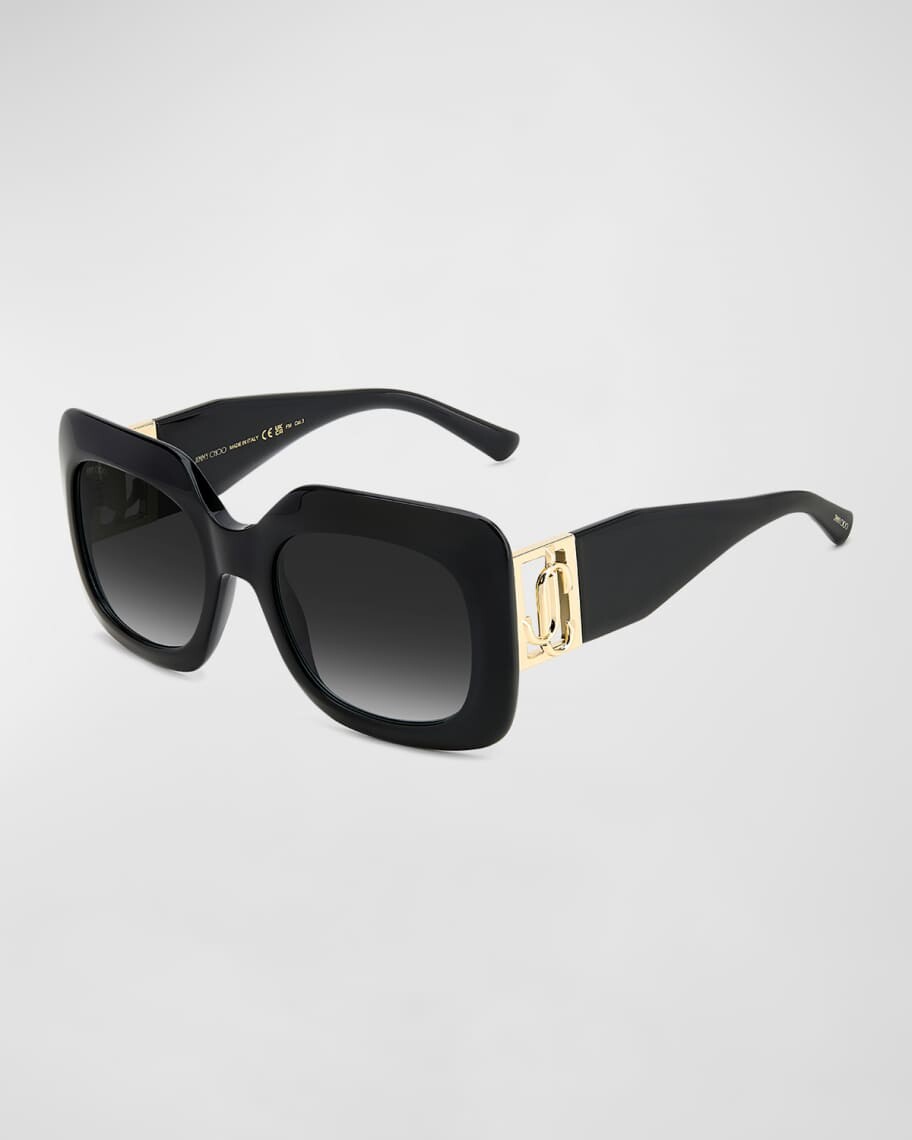 

Солнцезащитные очки Gayas Square из ацетата Jimmy Choo