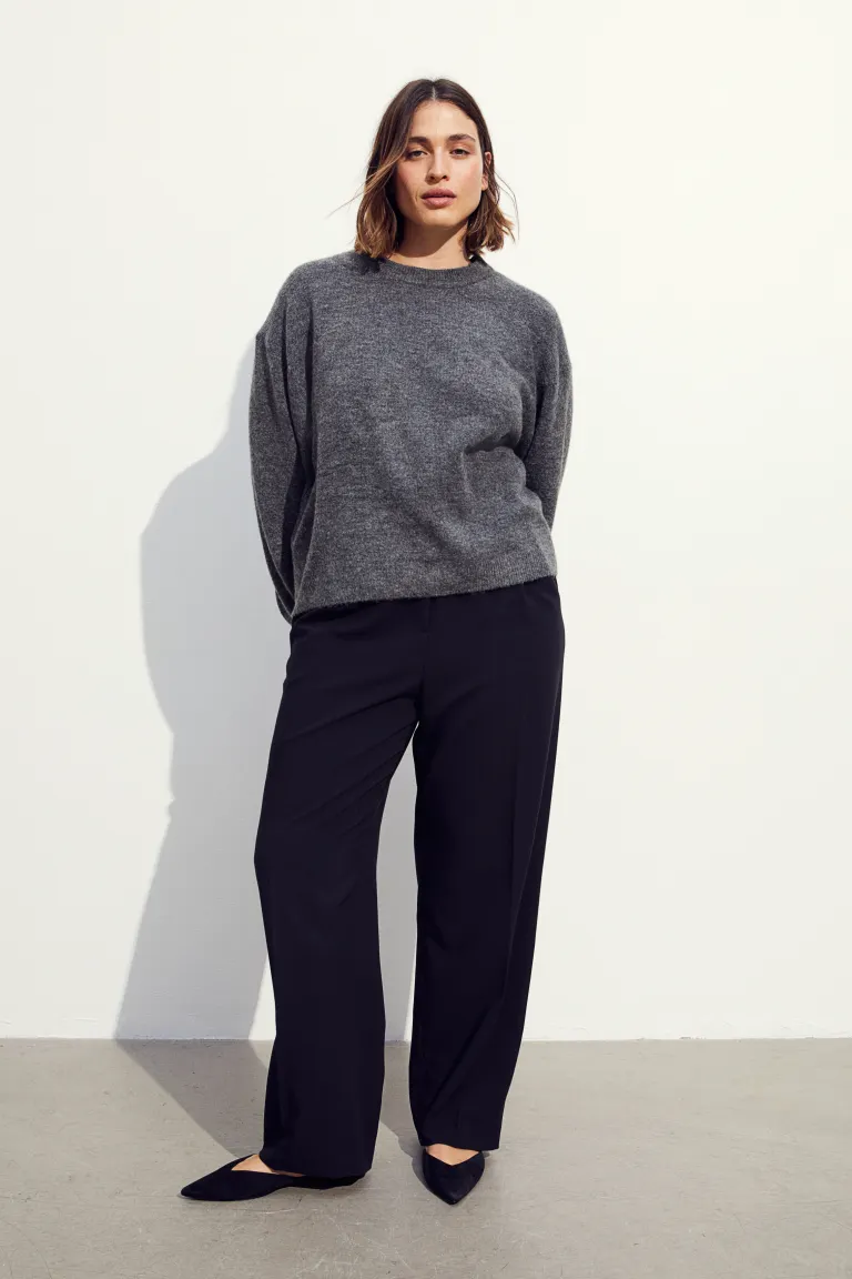 

Вязаная кофта H&M, серый
