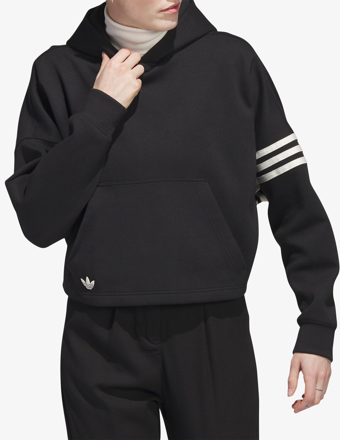 

Толстовка из смесового хлопка Adidas Originals, черный