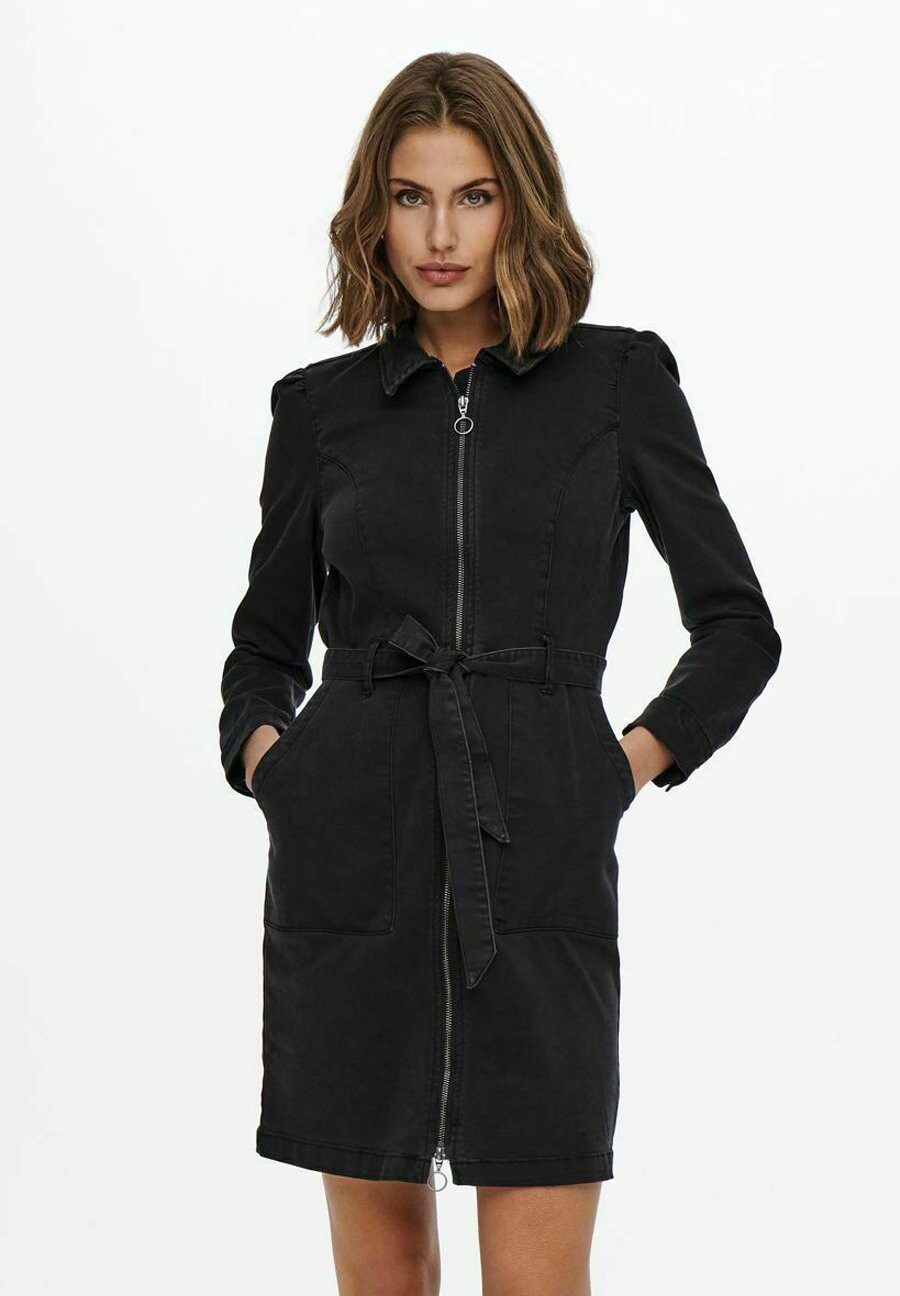 

Джинсовое платье ONLNEW CHIGO DRESS ONLY, цвет black denim
