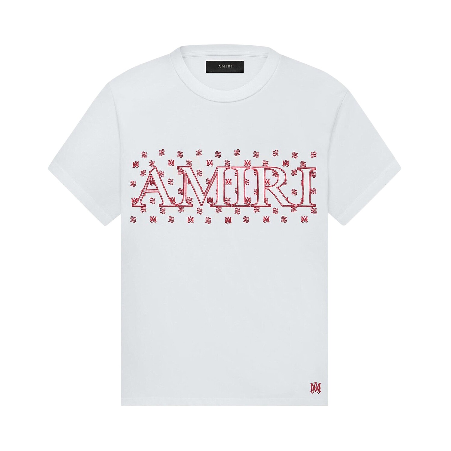

Amiri MA Футболка с узором пейсли, Белая, Белый