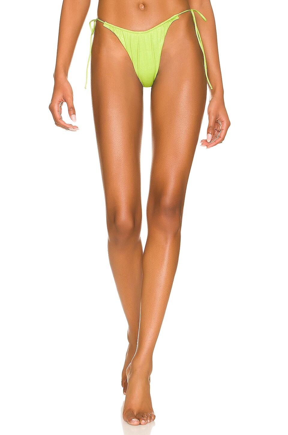 

Низ бикини Monica Hansen Beachwear Miami Vice, цвет Green Lurex