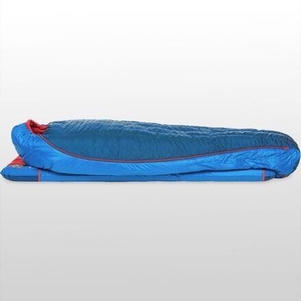 

Спальный мешок Anvil Horn: 30F вниз Big Agnes, синий/красный