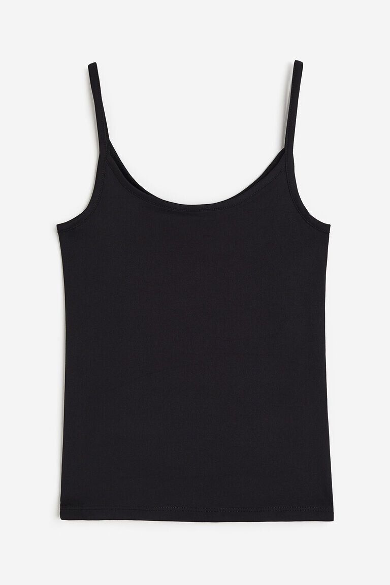 

Топ с бретелями H&M, черный