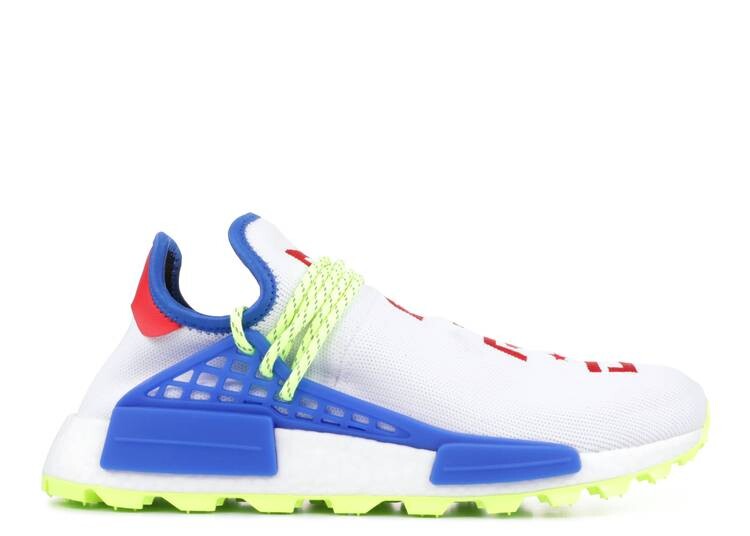 

Кроссовки Adidas PHARRELL X N.E.R.D. X NMD HUMAN RACE TRAIL 'HOMECOMING', белый, Белый;синий