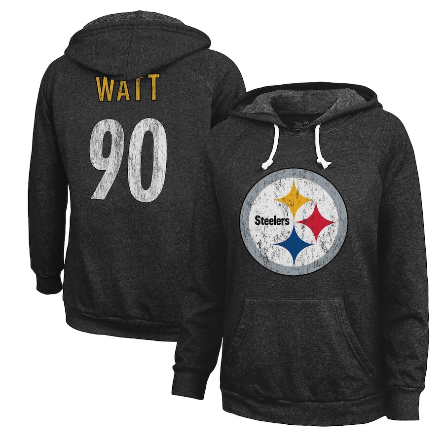 

Пуловер с капюшоном Majestic Threads Pittsburgh Steelers, черный