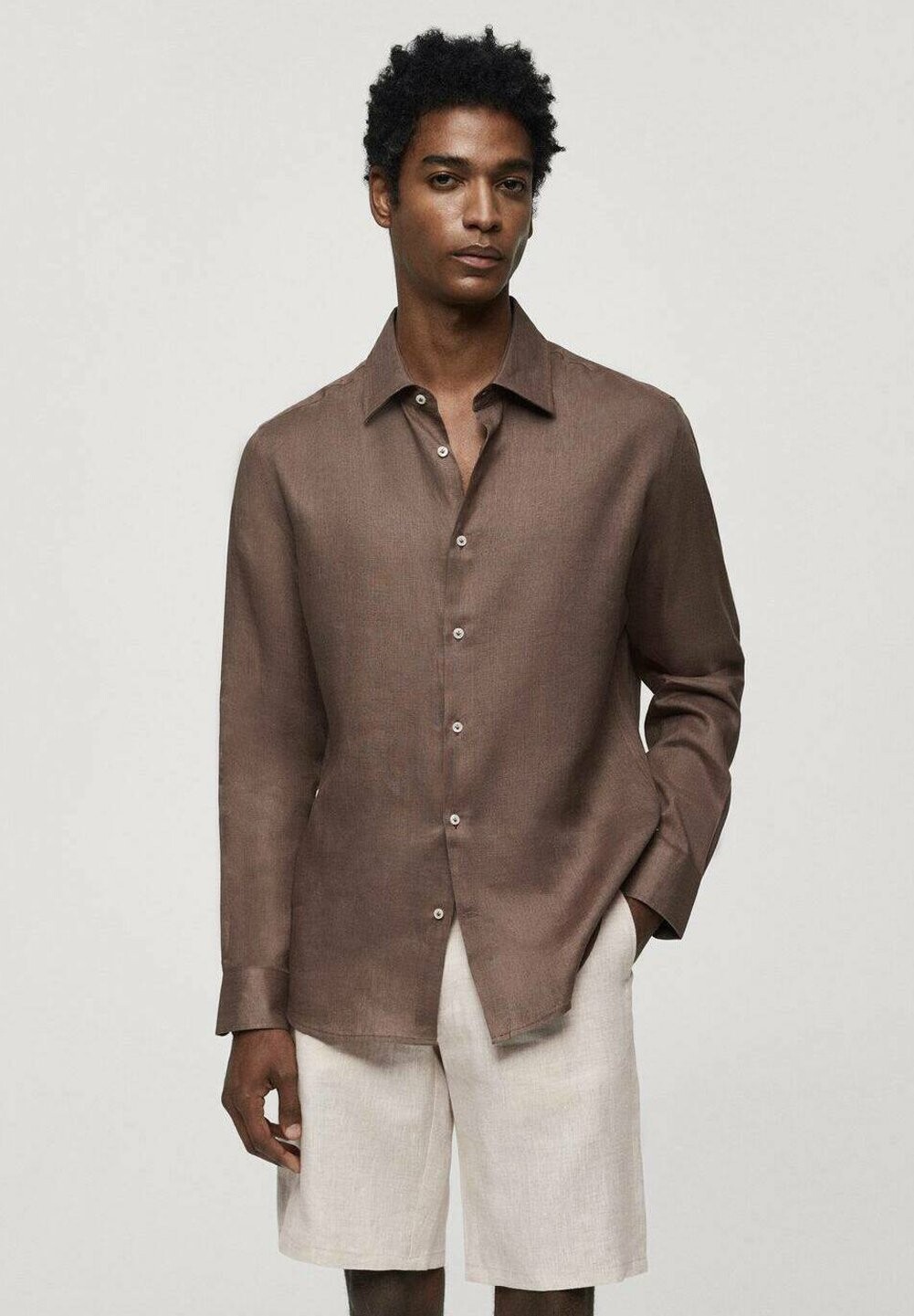 

Рубашка PARROT Mango, цвет brown