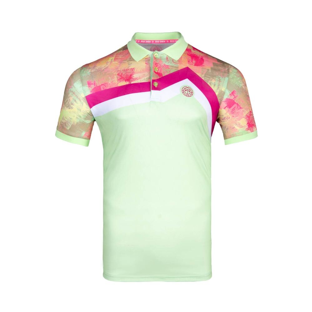

Футболка BIDI BADU Idir Tech Polo mixed, цвет gemischt/grün