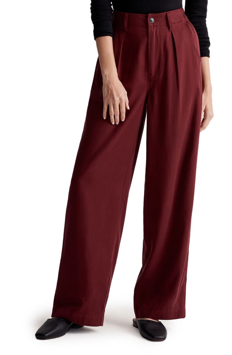 

Брюки прямого кроя Neale из ткани с драпировкой MADEWELL