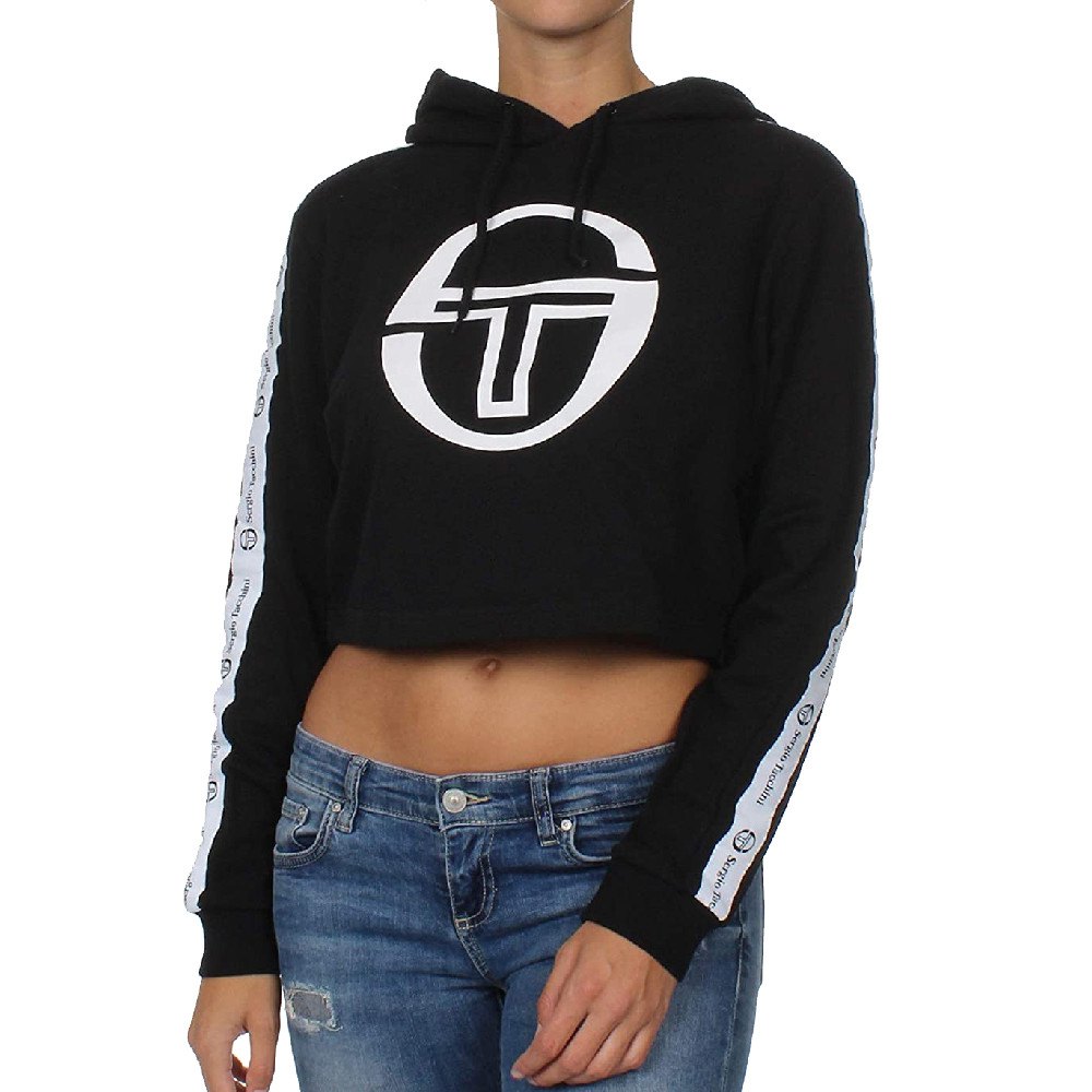 

Толстовка Sergio Tacchini Crop Coran, черный