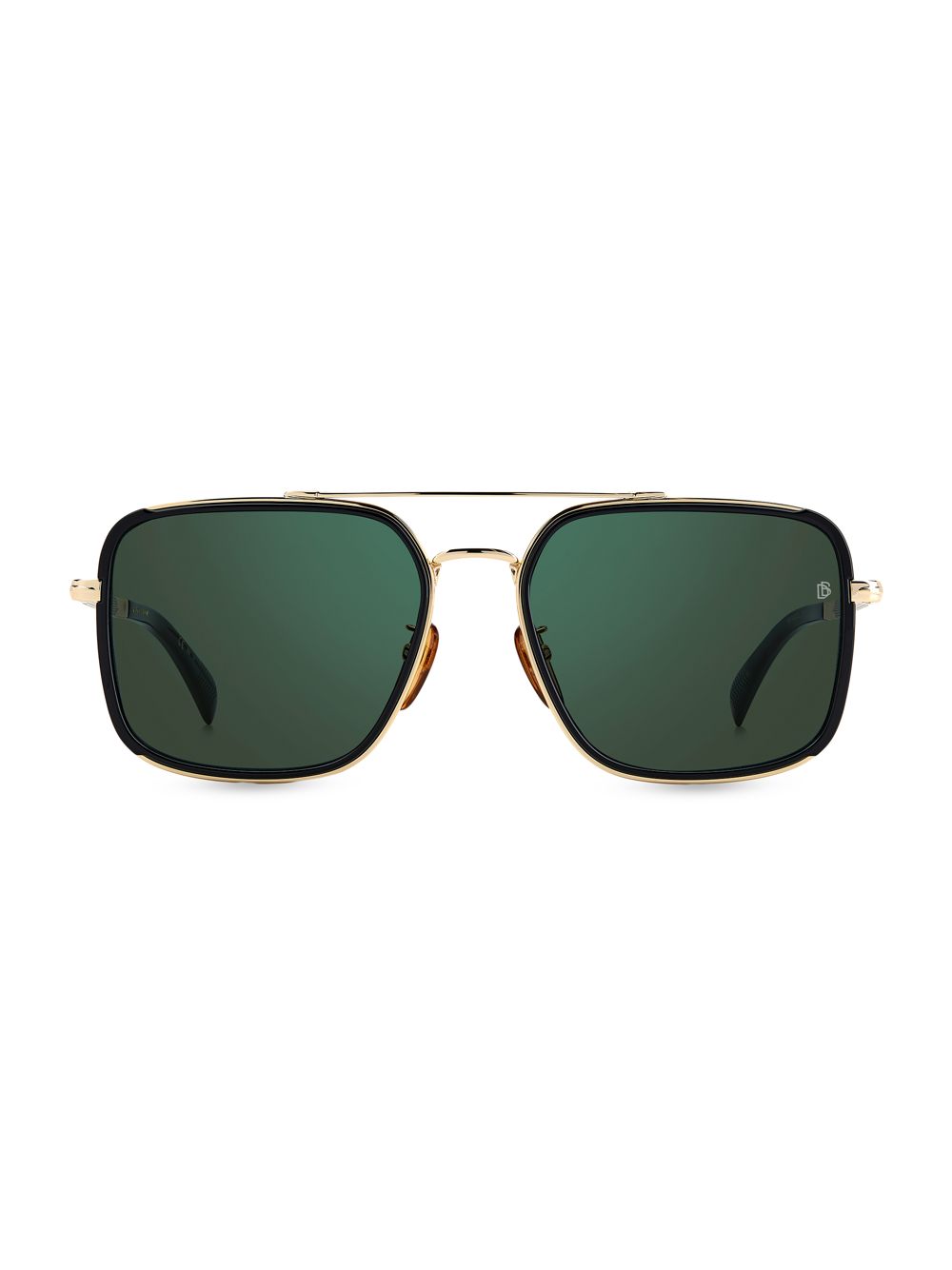 Солнцезащитные очки-авиаторы 59MM David Beckham, черный солнцезащитные очки david beckham авиаторы для мужчин золотой