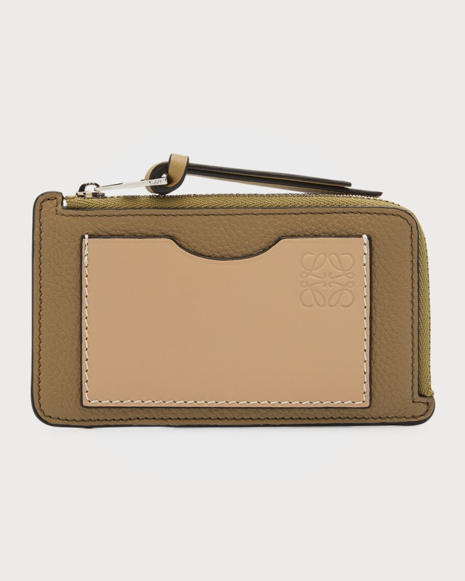 

Двухцветная кожаная визитница Anagram Loewe