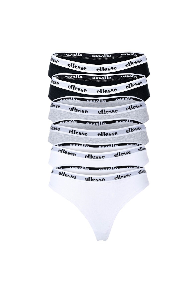 

Стринги Hillar Waist с логотипом - 6 пар Ellesse, черный