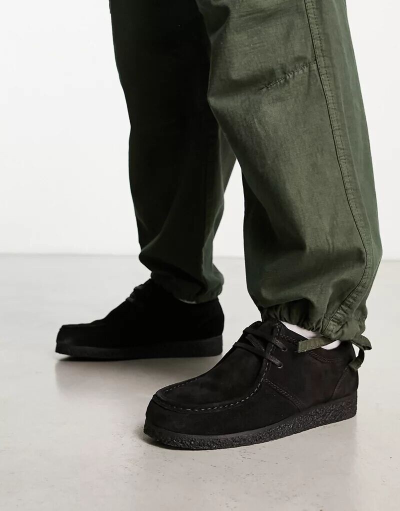 

schuh – Phoenix – туфли-дезерты из черной замши