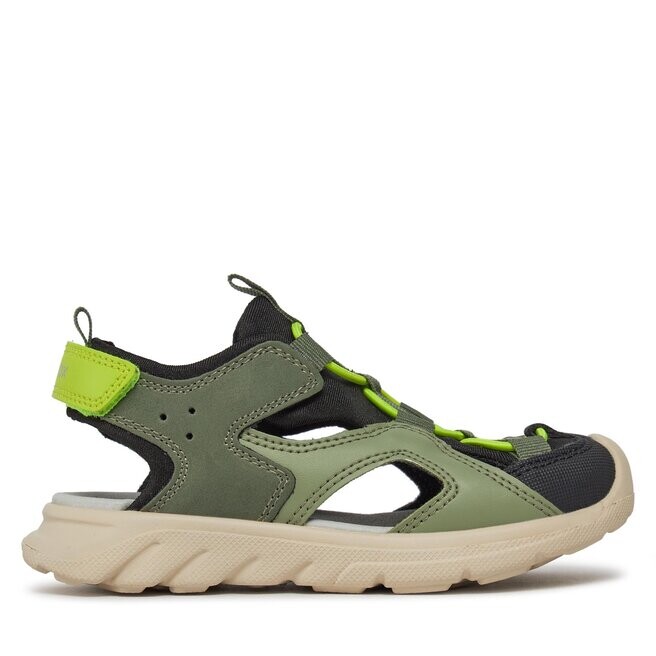 

Сандалии Geox J Sandal Airadyum Bo J45F1E 0ME15 C0914 S Military/Lime, хаки