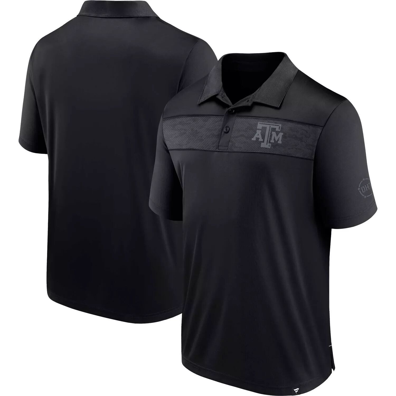 

Мужское фирменное черное поло Texas A&M Aggies OHT Military Appreciation Fanatics, Черный