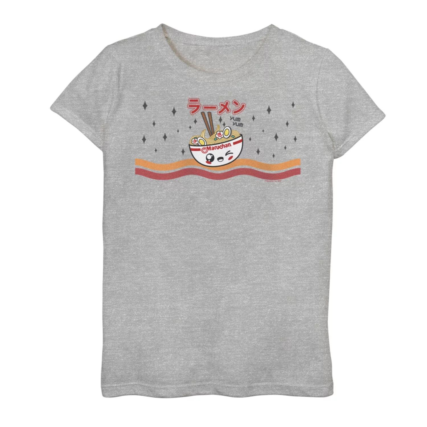 

Girls 7-16 Maruchan Chibi Noodles Kanji Graphic Tee Licensed Character