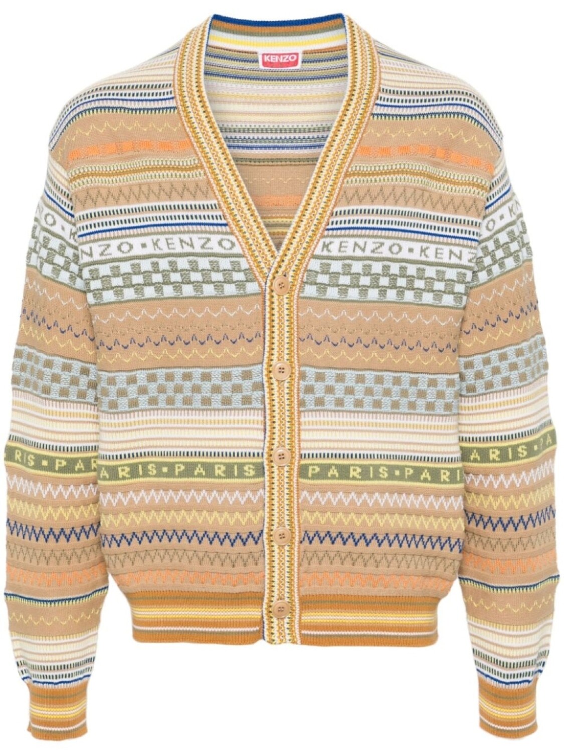 

Kenzo кардиган с логотипом, нейтральный цвет