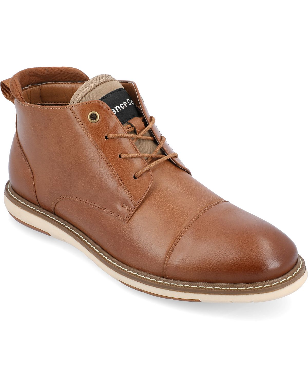 Мужские ботинки Chukka Redford Tru Comfort из пеноматериала со шнуровкой и носком Vance Co.