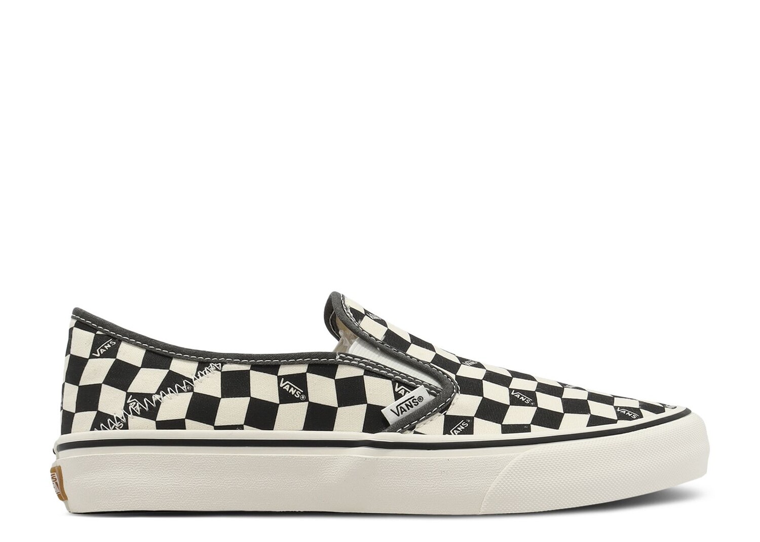 

Кроссовки Vans Slip-On Vr3 Sf 'Checkerboard - Black Marshmallow', черный