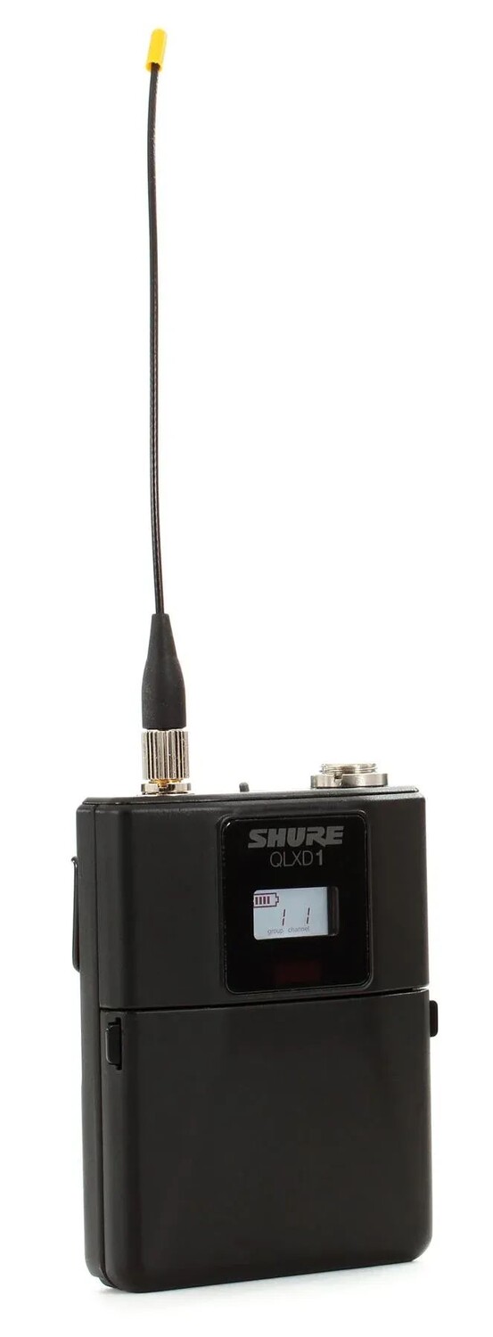 

Беспроводной поясной передатчик Shure QLXD1 — диапазон J50A