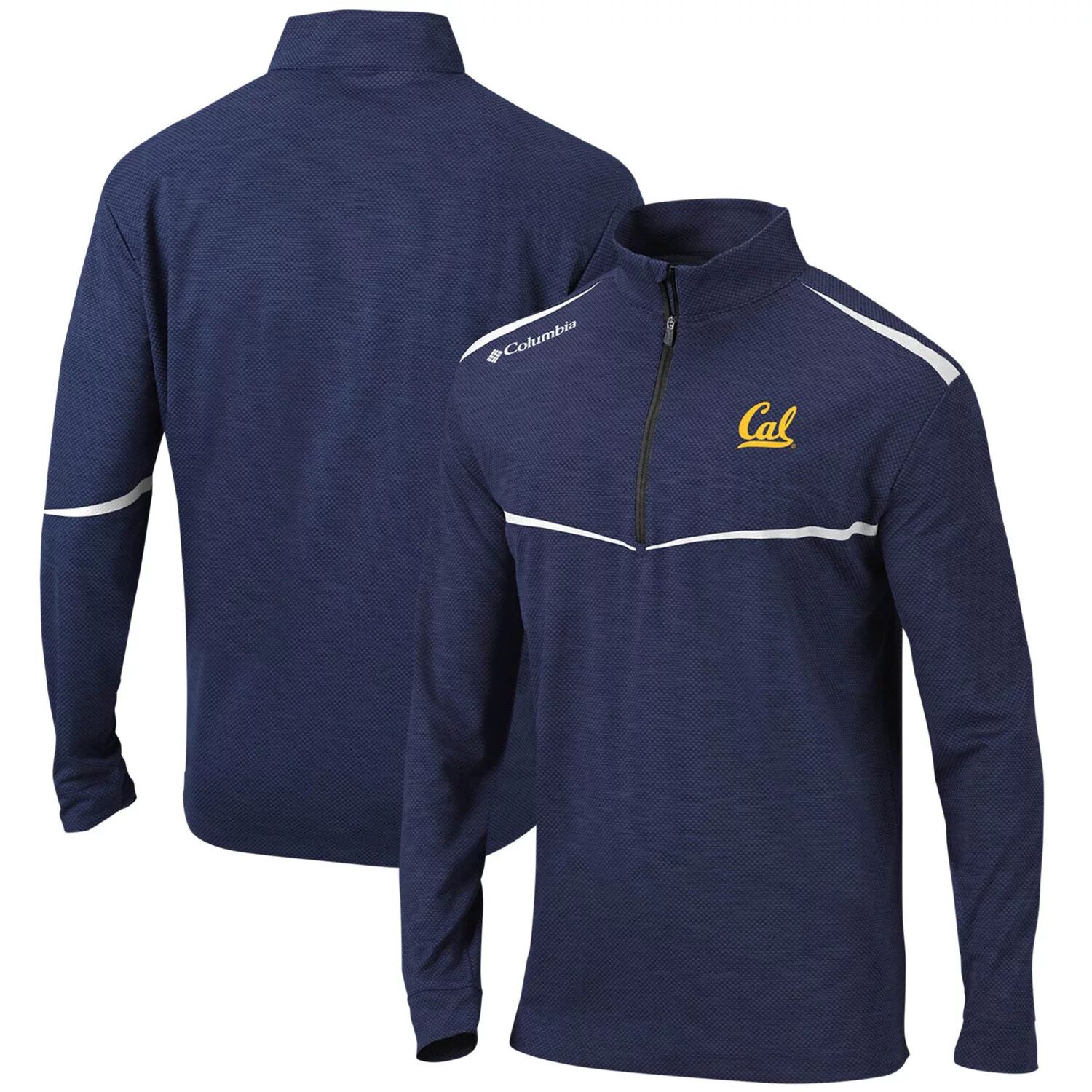 цена Мужская куртка с молнией до четверти и темно-синим цветом Columbia Cal Bears Scorecard