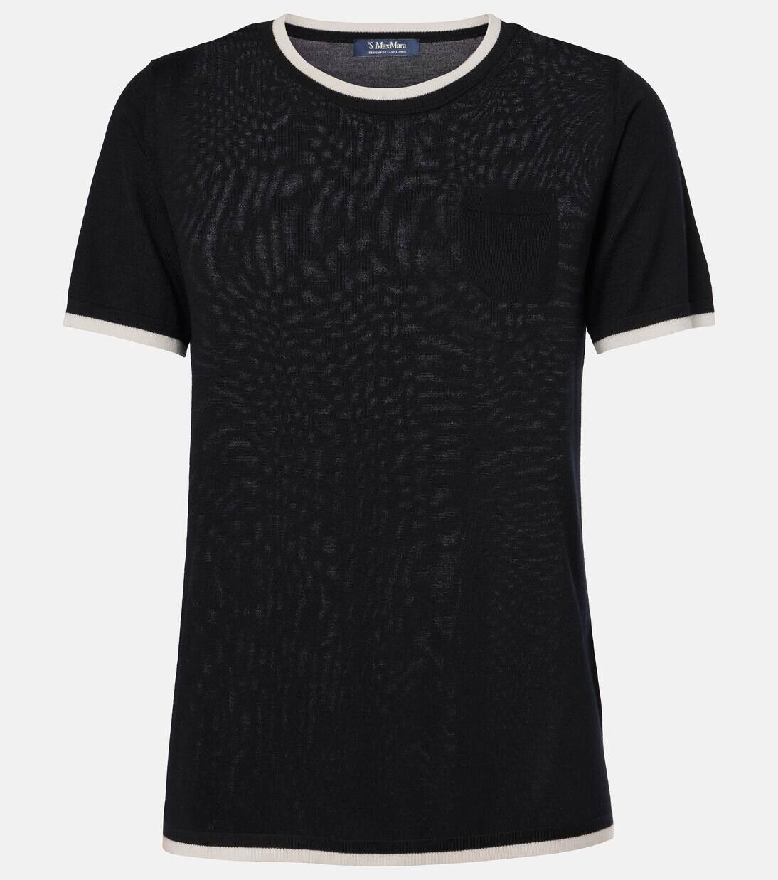 

Футболка из шерсти Egidio 'S Max Mara, черный