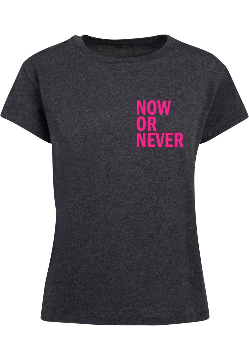 

Футболка с принтом NOW OR NEVER BOX TEE Merchcode, цвет charcoal