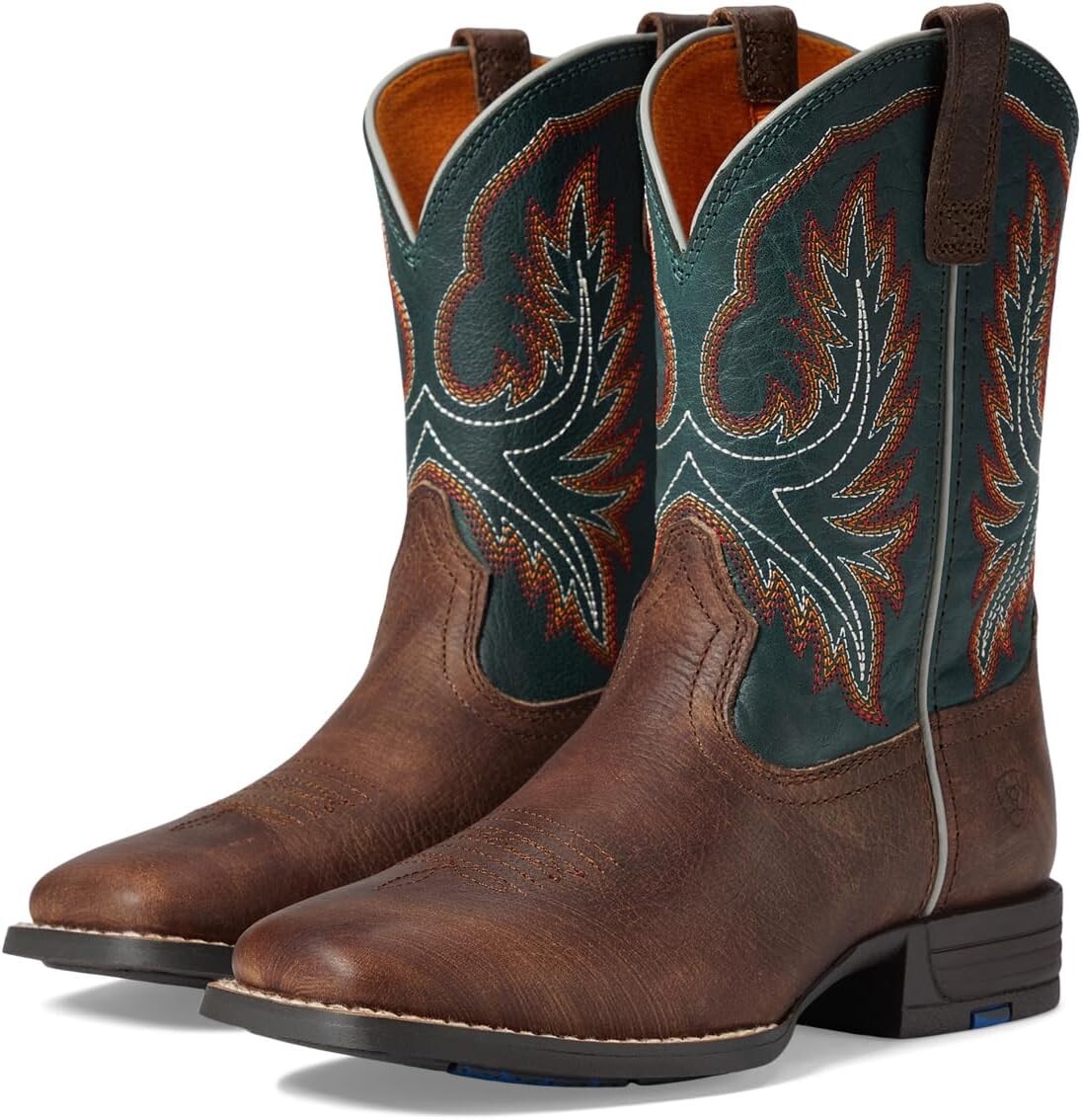 

Ковбойские сапоги Wilder Ariat, цвет Hat Box Brown/Deepest Teal
