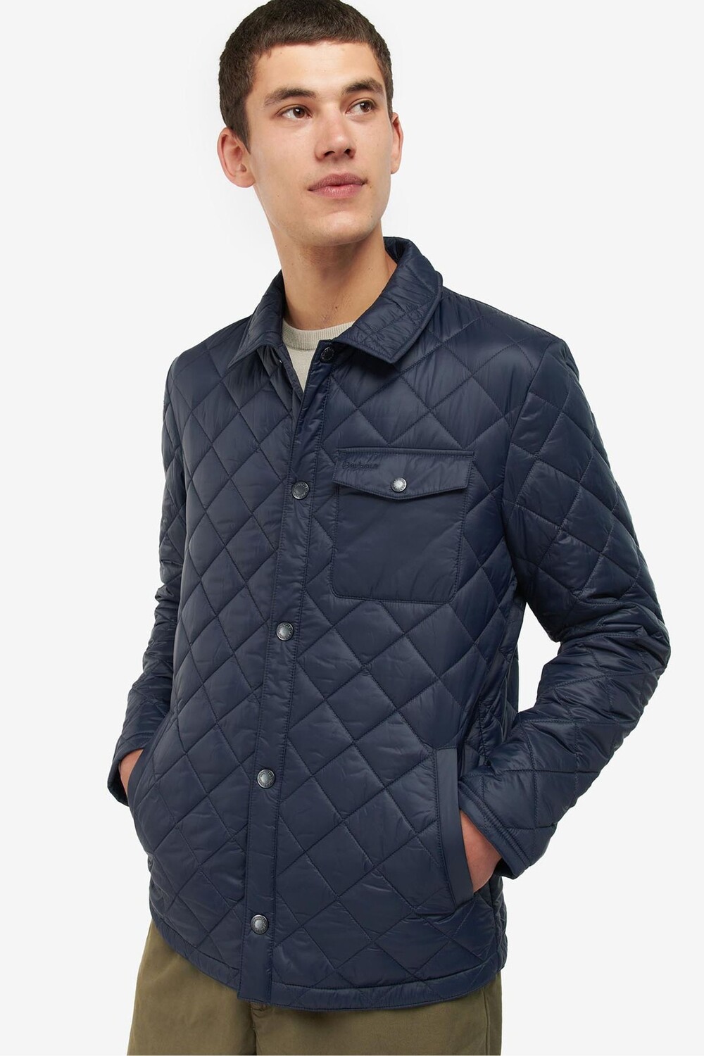 

Стеганая куртка для новичков Barbour, синий