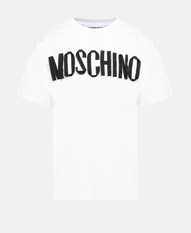 

Футболка Moschino, цвет Wool White
