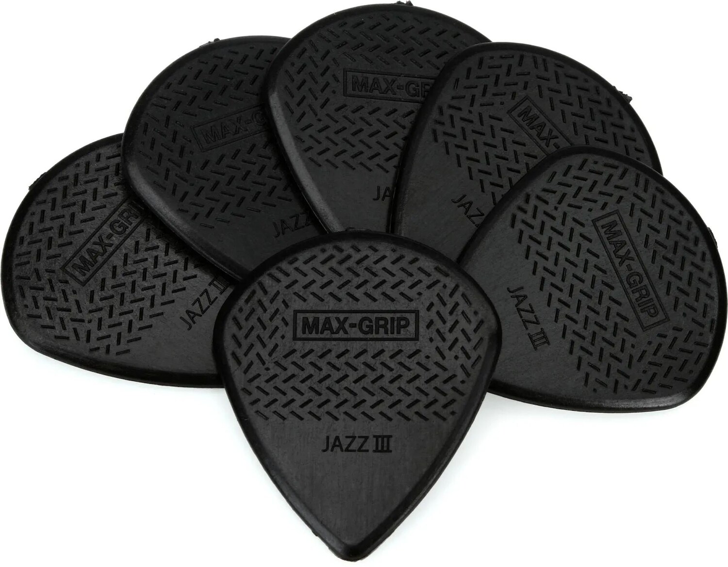 

Медиаторы Dunlop 471P3S Nylon Max-Grip Jazz III — черные «Stiffo» (6 шт.)