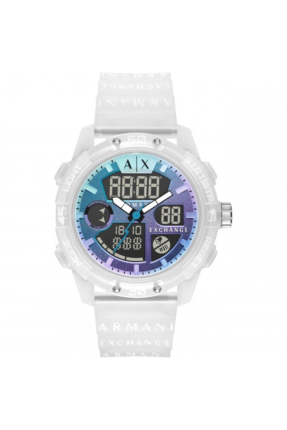 

Нейлоновые модные цифровые кварцевые многофункциональные часы - Ax2963 Armani Exchange, мультиколор