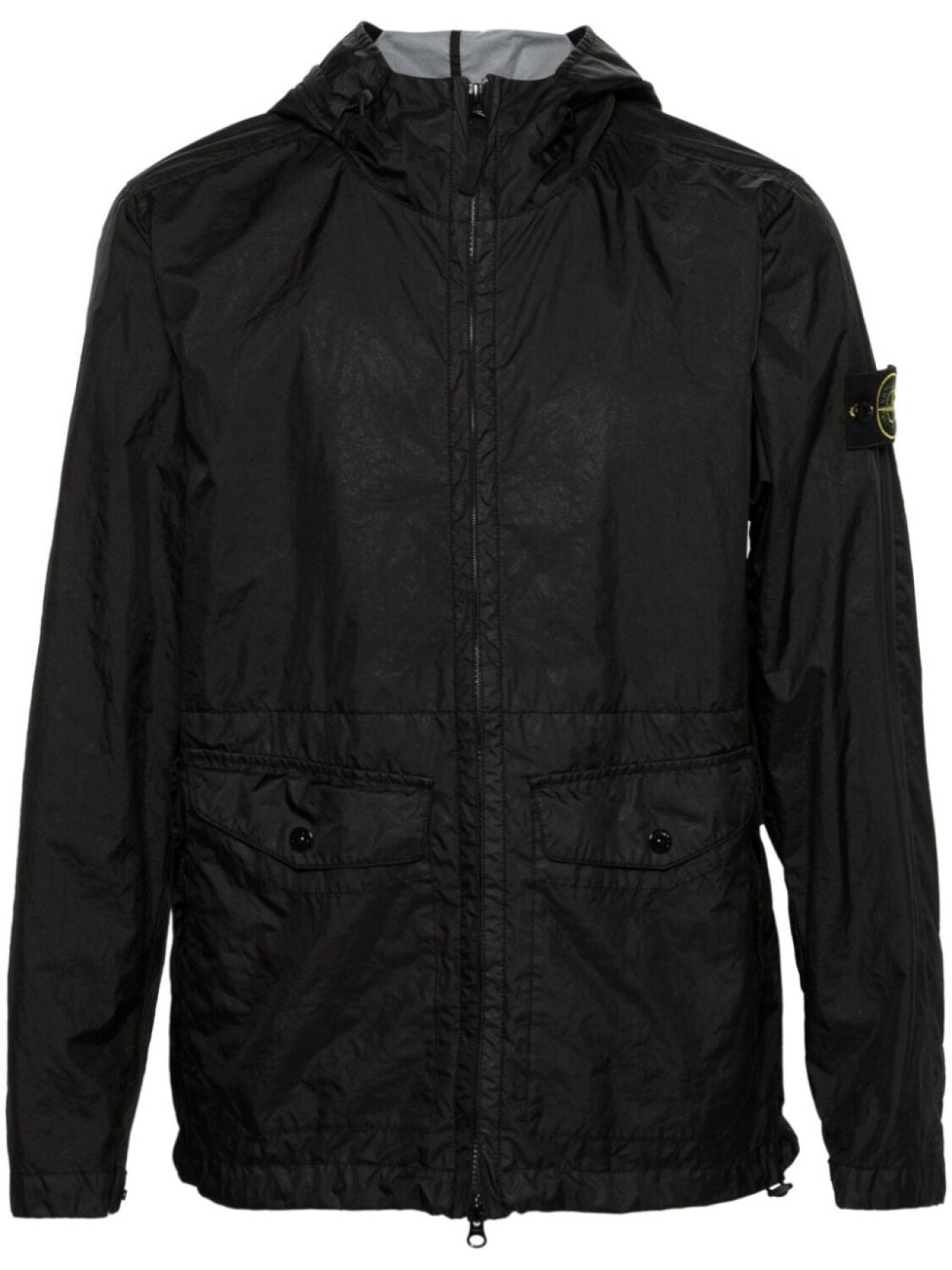 

Stone Island ветровка Membrana 3L TC с капюшоном, черный