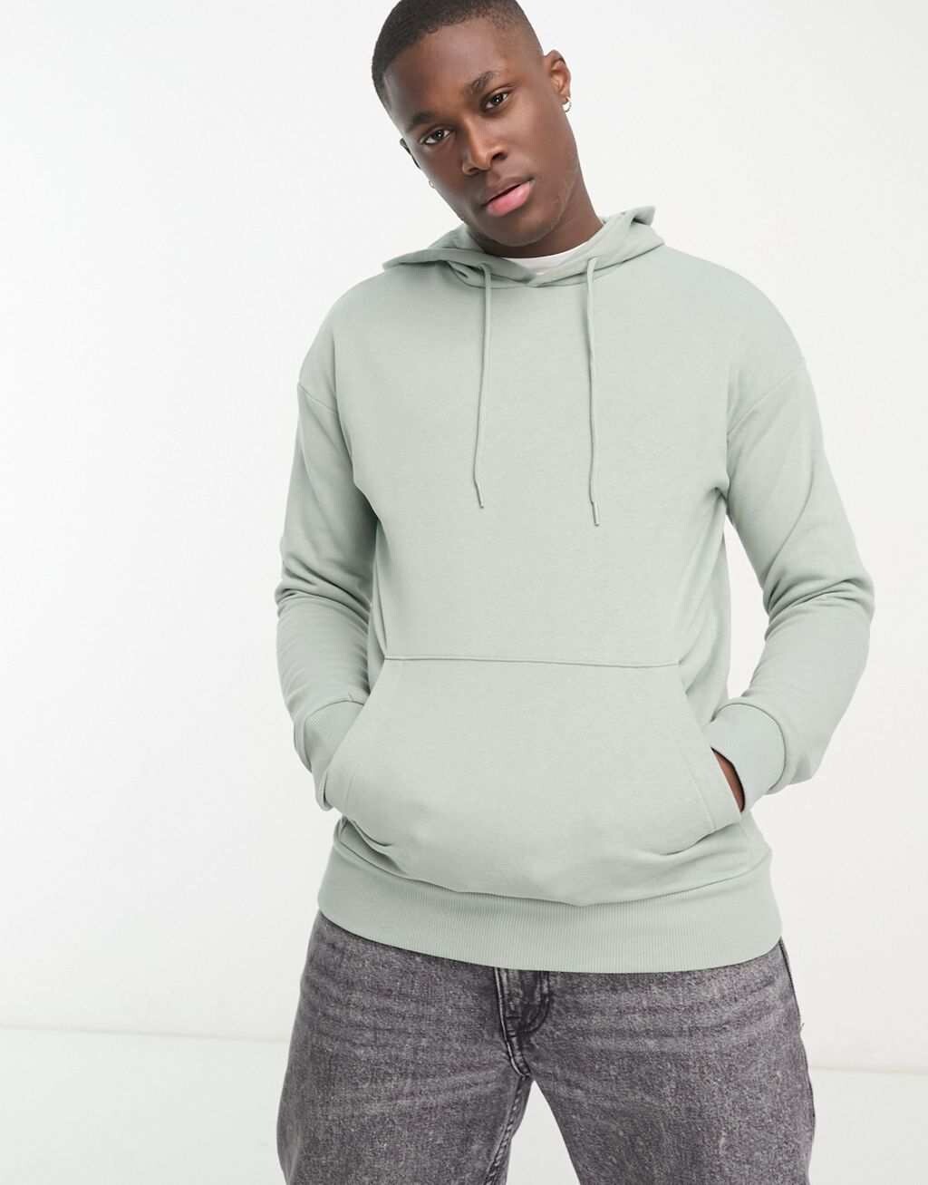 

Бледно-зеленая толстовка с капюшоном Jack & Jones, Зеленый
