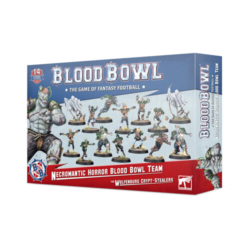 Фигурки Blood Bowl: Necromantic Horror Team – The Wolfenburg Crypt-Stealers Games Workshop warhammer blood bowl black orc team