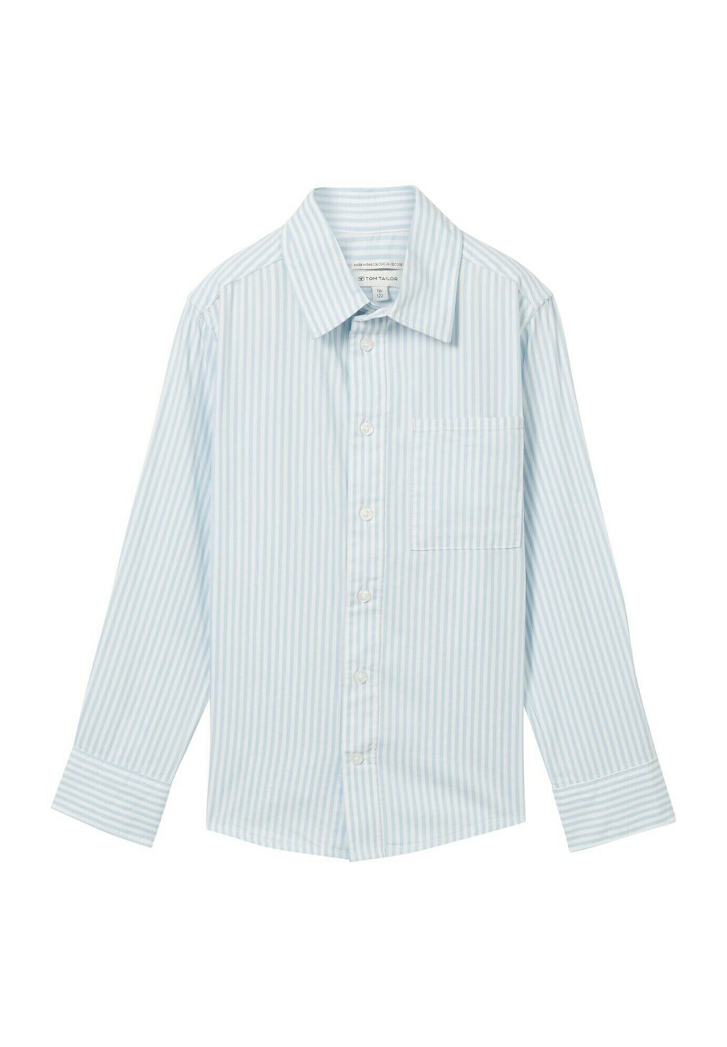 

Рубашка TOM TAILOR, цвет blue white stripe