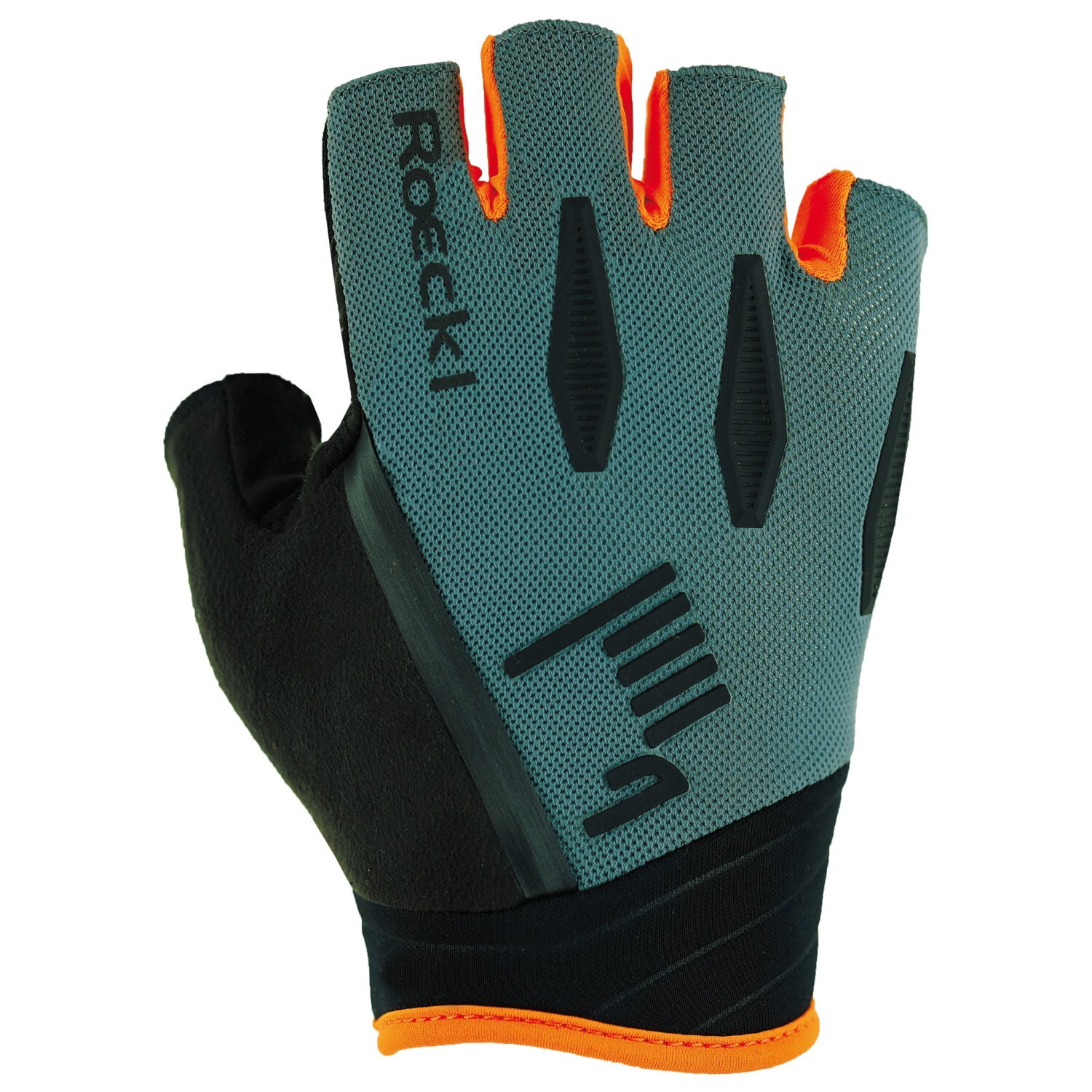 

Перчатки Roeckl Sports Isera, цвет Hurricane Grey/Fluo Orange