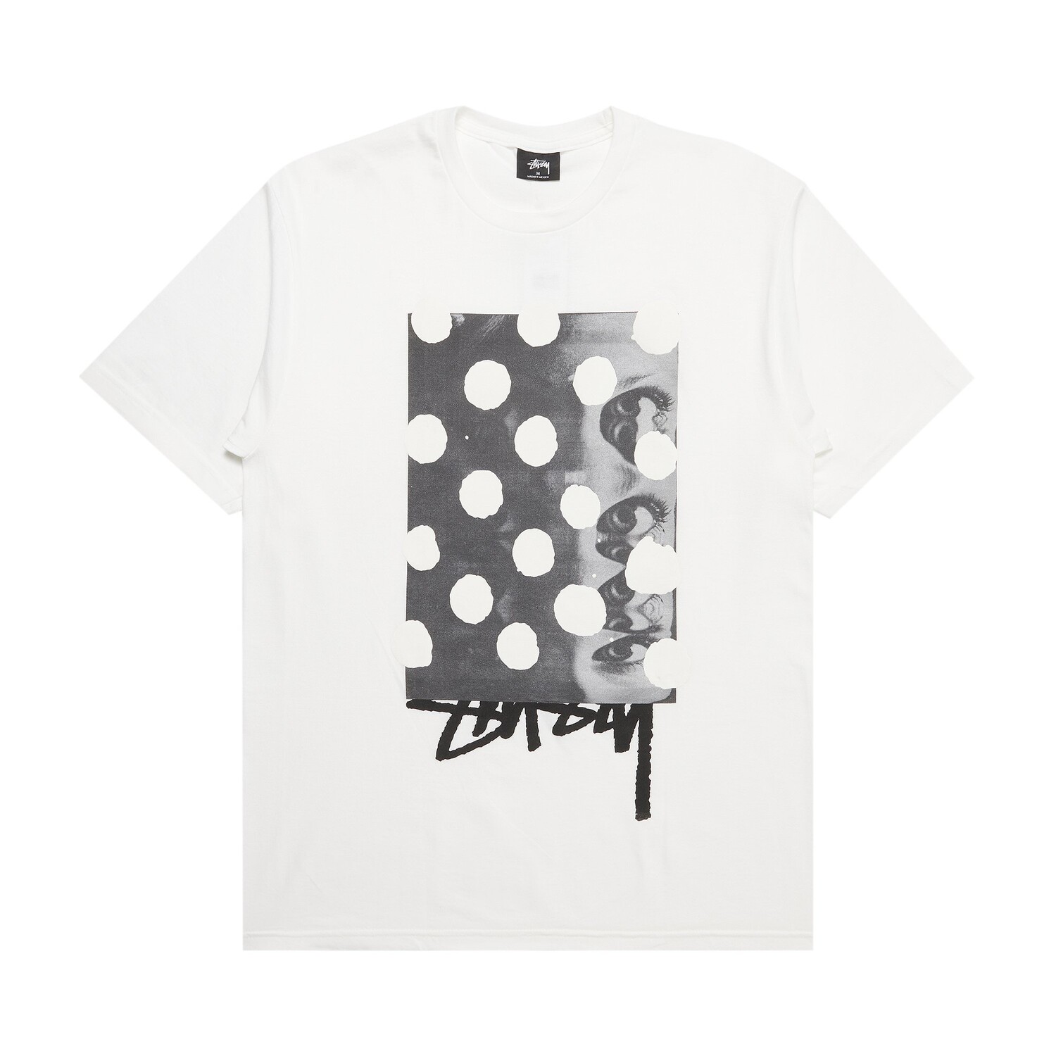 

Футболка Stussy Eye Dots, белая, Белый