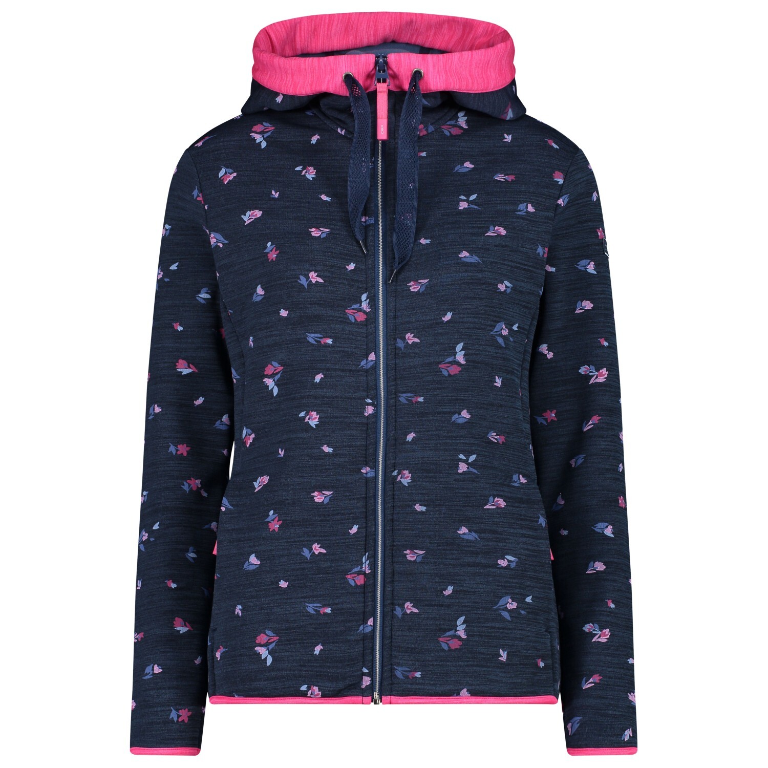 

Флисовая жилетка Cmp Women's Printed Stretch Fix Hood, цвет Blue Melange