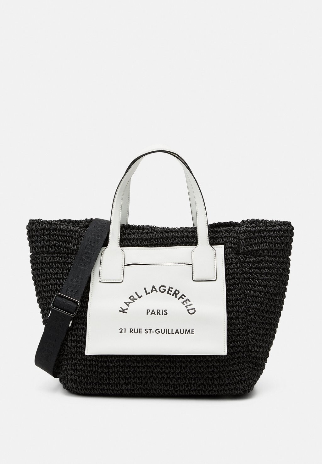 

Сумочка ТОТЕ РАФИЯ KARL LAGERFELD, черный