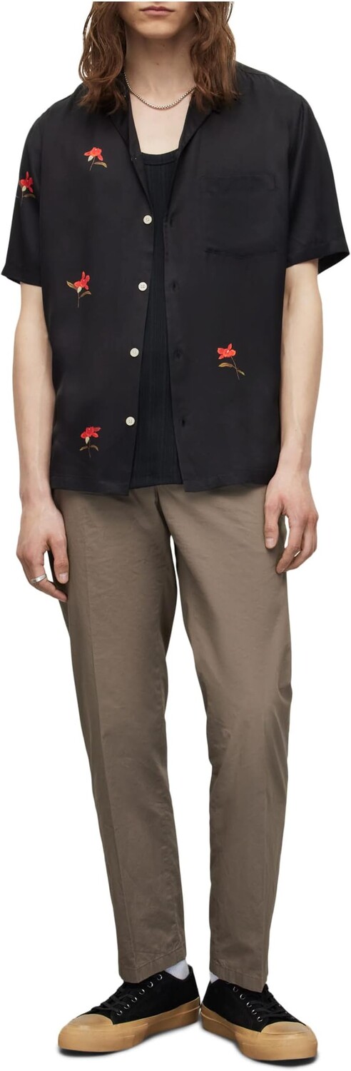 

Рубашка с коротким рукавом Eivissa AllSaints, цвет Jet Black