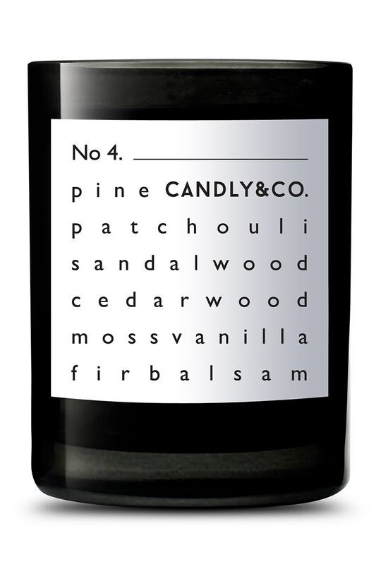 

Соевые ароматические свечи №4 Pinia & Pazuli Candly, черный